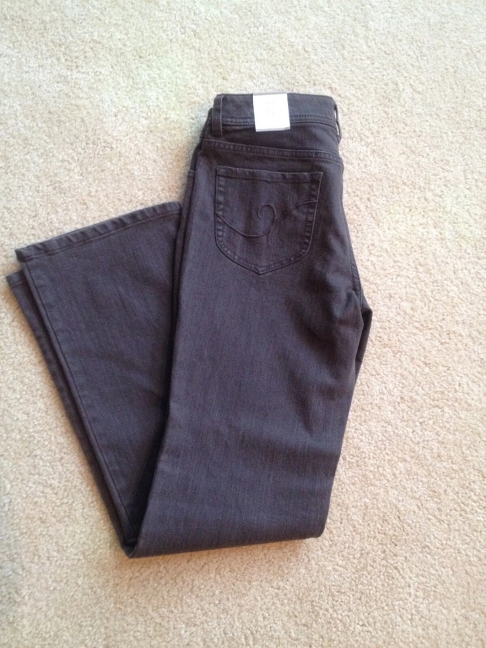 Chico's Brown Luster Jeans Size 0 (4)-NWT - Retail $99